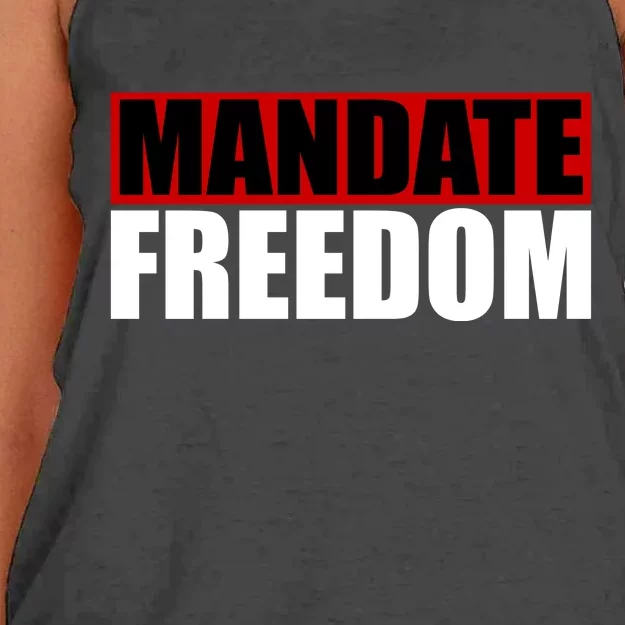 Mandate Freedom Women's Knotted Racerback Tank