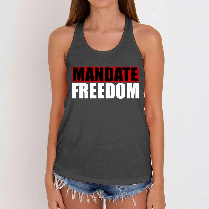 Mandate Freedom Women's Knotted Racerback Tank