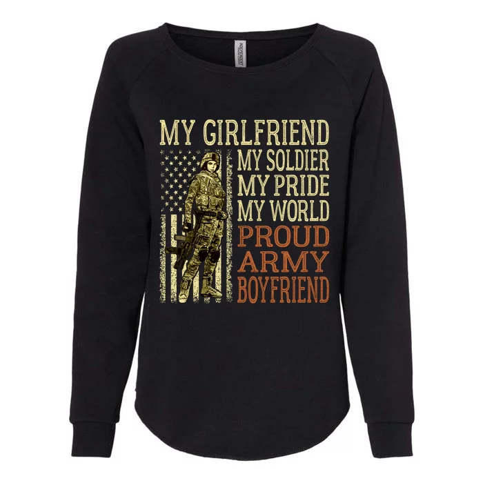 My Friend My Soldier Hero Proud Army Friend Military Cute Gift Womens California Wash Sweatshirt