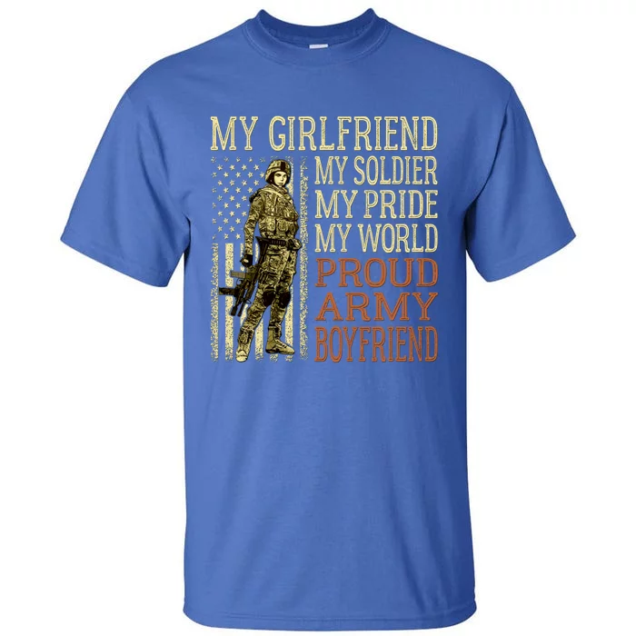 My Friend My Soldier Hero Proud Army Friend Military Cute Gift Tall T-Shirt