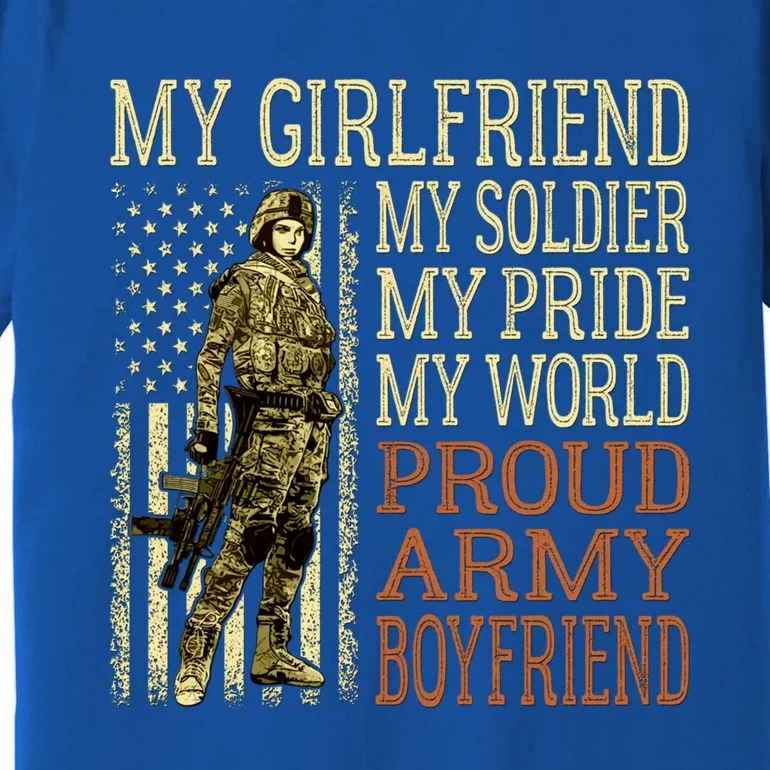 My Friend My Soldier Hero Proud Army Friend Military Cute Gift Premium T-Shirt