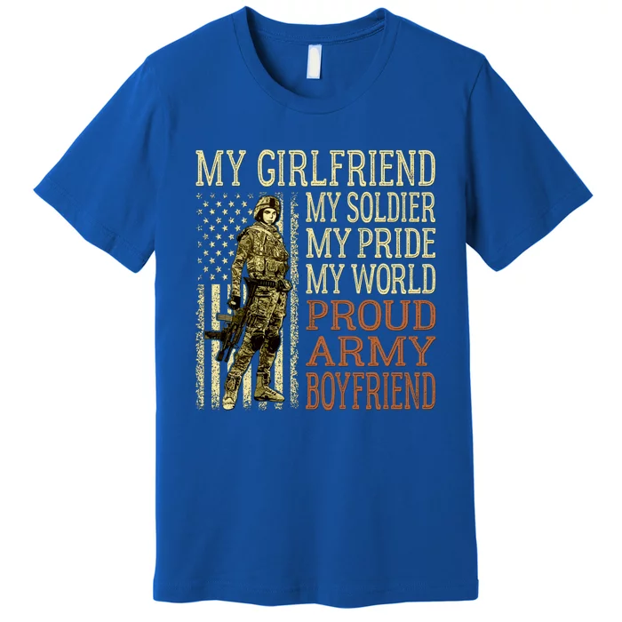 My Friend My Soldier Hero Proud Army Friend Military Cute Gift Premium T-Shirt