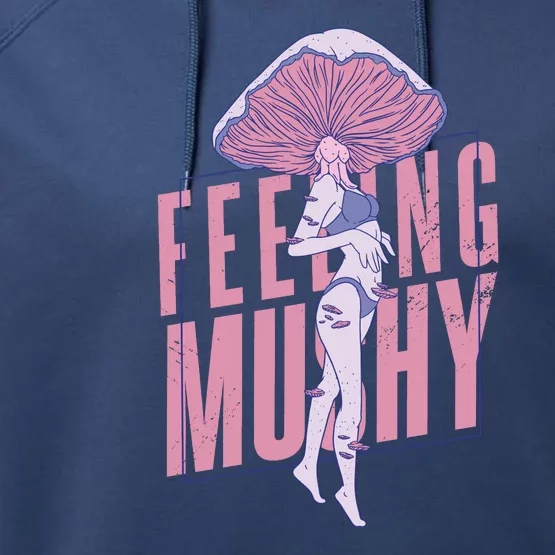 Mushroom Female Performance Fleece Hoodie