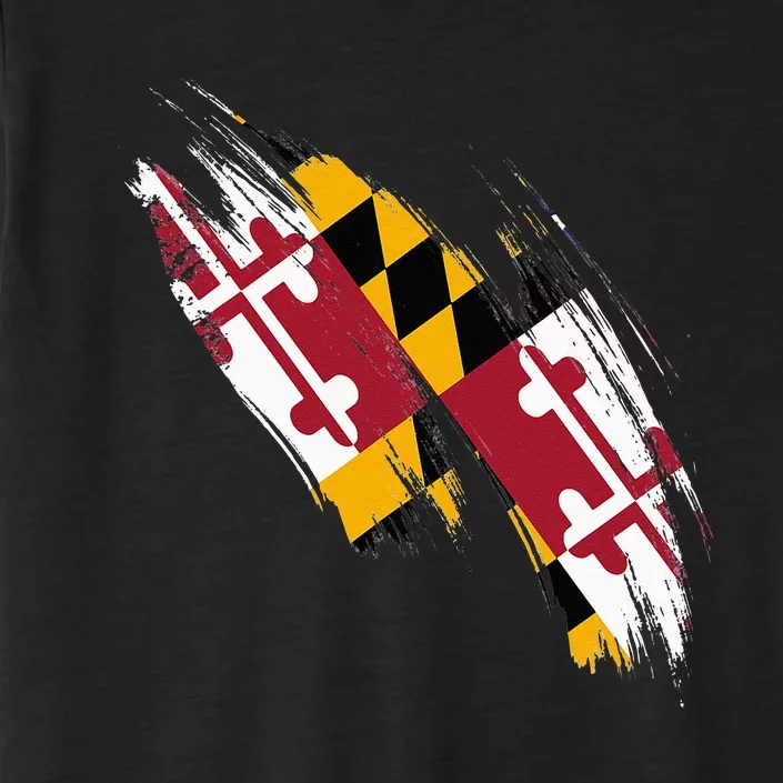 Maryland Flag Marylander Maryland Flag State Pride ChromaSoft Performance T-Shirt