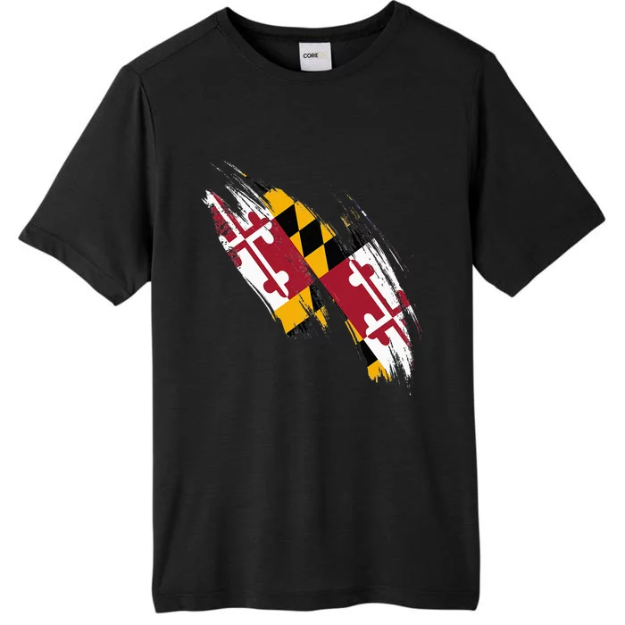 Maryland Flag Marylander Maryland Flag State Pride ChromaSoft Performance T-Shirt