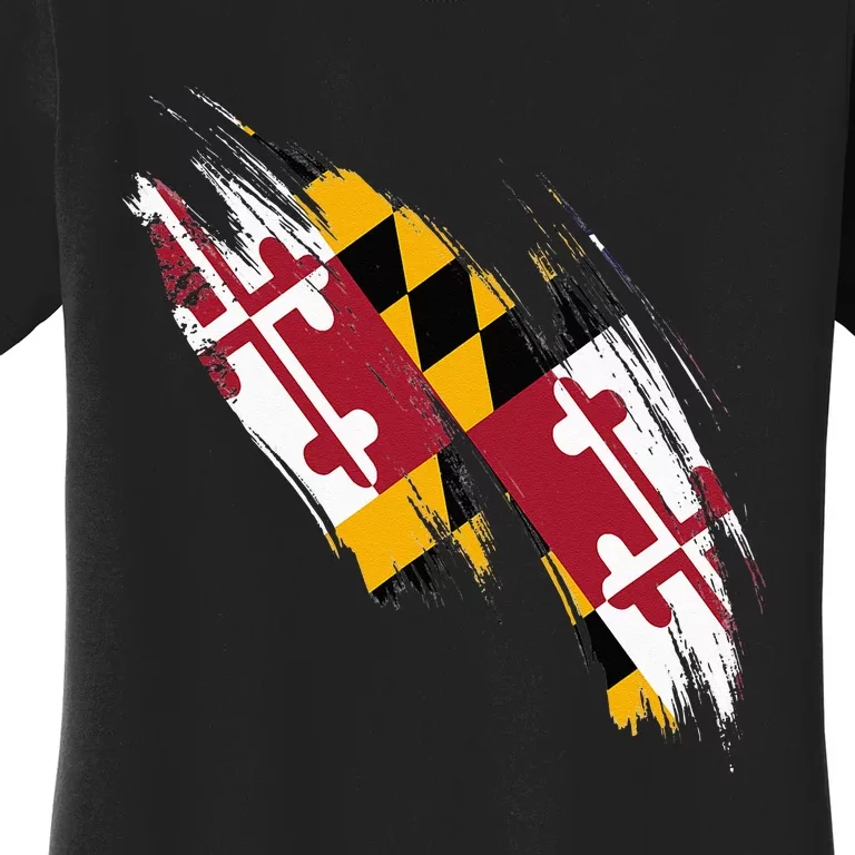 Maryland Flag Marylander Maryland Flag State Pride Women's T-Shirt