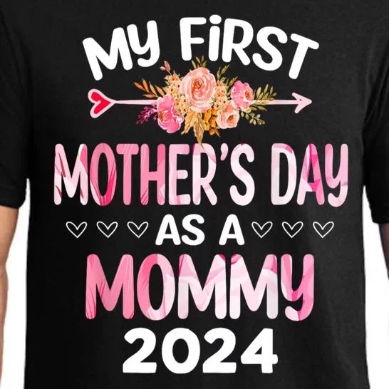 My First MotherS Day As A Mommy 2024 MotherS Day New Mom Pajama Set