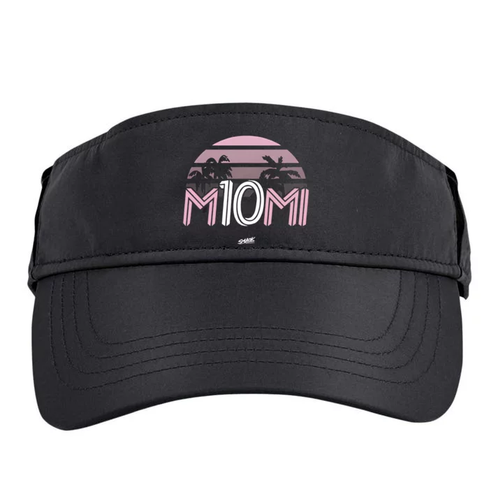 M10mi For Miami Soccer Fan Adult Drive Performance Visor