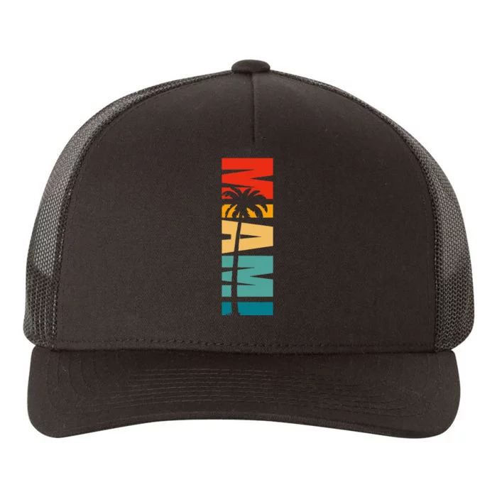 Miami Florida Yupoong Adult 5-Panel Trucker Hat