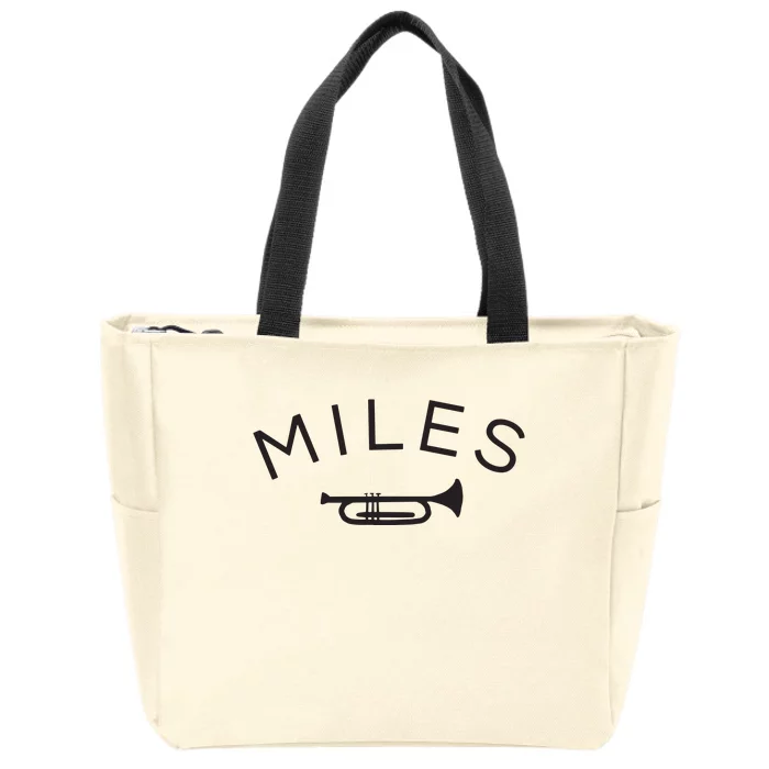 Miles Funny Zip Tote Bag