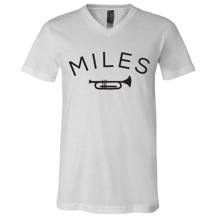 Miles Funny V-Neck T-Shirt