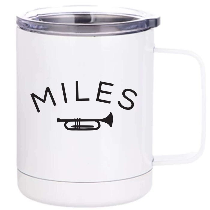 Miles Funny Front & Back 12oz Stainless Steel Tumbler Cup