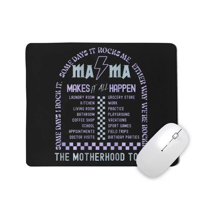 Mama Funny MomS Life MotherS Day Family Gift Mousepad