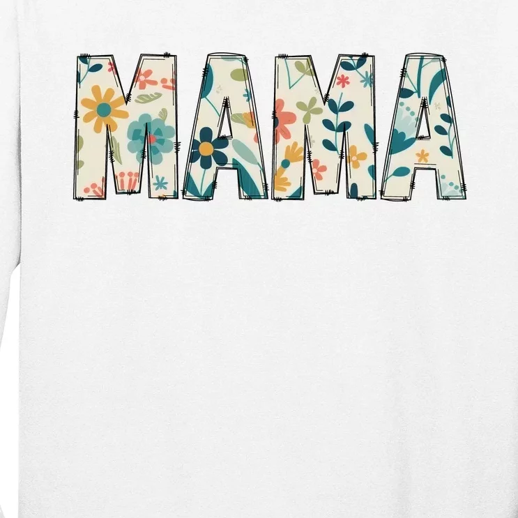 Mama Floral Long Sleeve Shirt