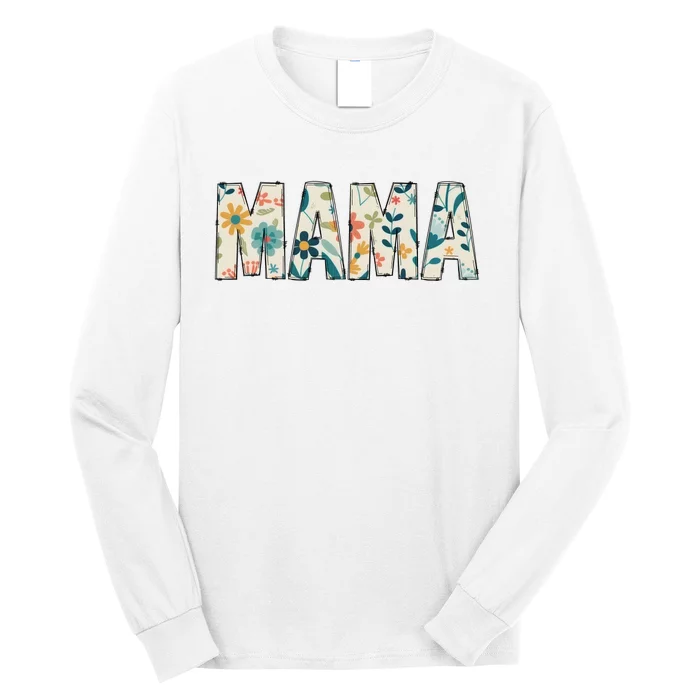 Mama Floral Long Sleeve Shirt