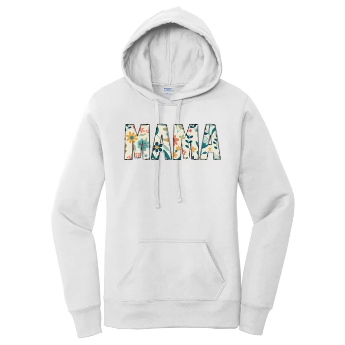 Mama Floral Women's Pullover Hoodie