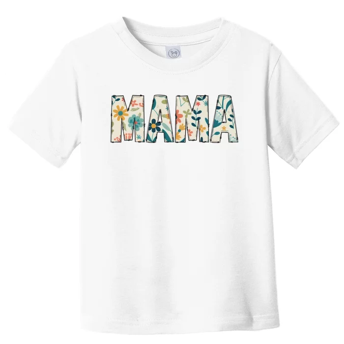 Mama Floral Toddler T-Shirt