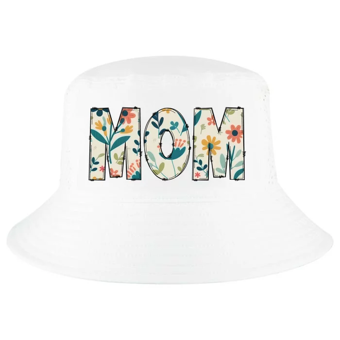 Mom Floral Cool Comfort Performance Bucket Hat