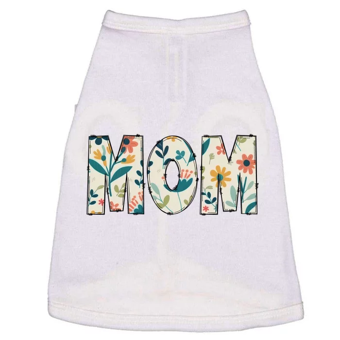 Mom Floral Doggie Tank