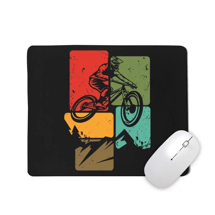 Mtb For Mountain Biker Retro Mountain Bike Mousepad