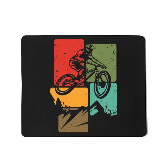 Mtb For Mountain Biker Retro Mountain Bike Mousepad