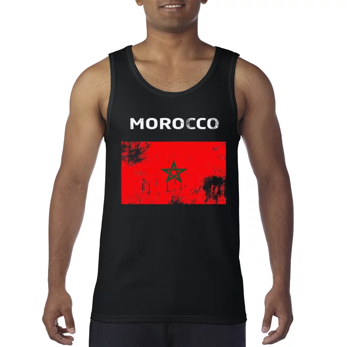 Morocco Flag Tank Top