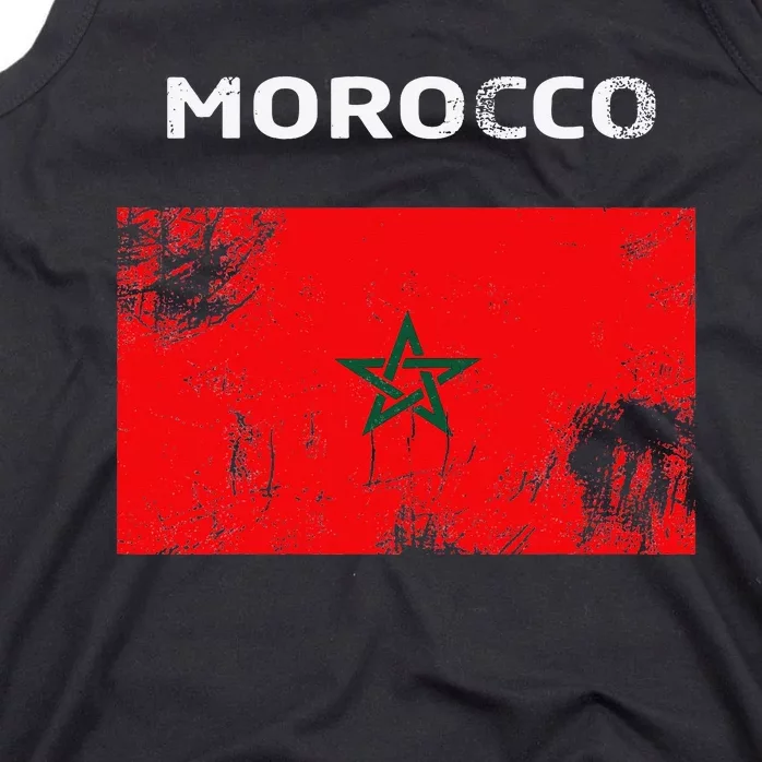 Morocco Flag Tank Top