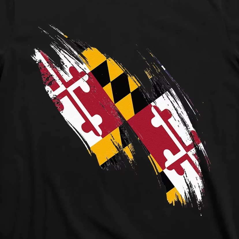 Maryland Flag Marylander Maryland Flag State Pride T-Shirt