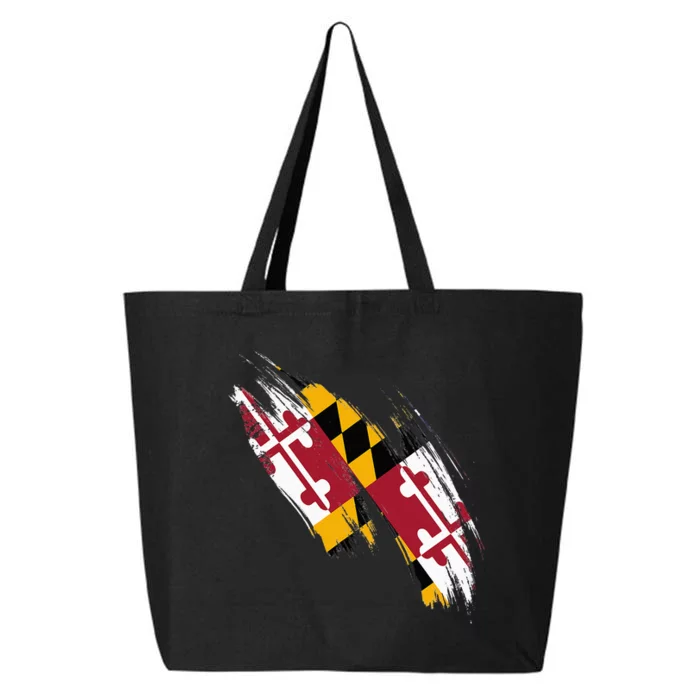 Maryland Flag Marylander Maryland Flag State Pride 25L Jumbo Tote