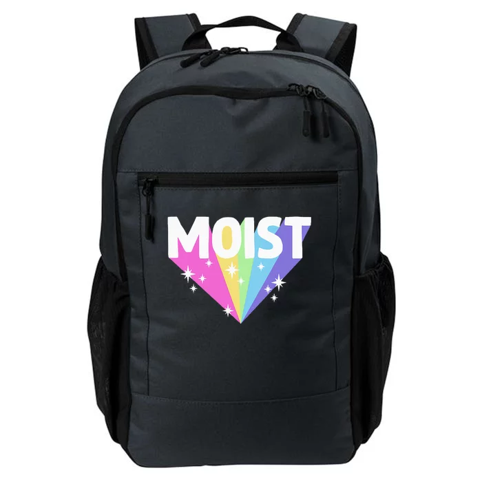 Moist Funny Meme Offensive Weird Cool Hilarious Humorous Daily Commute Backpack