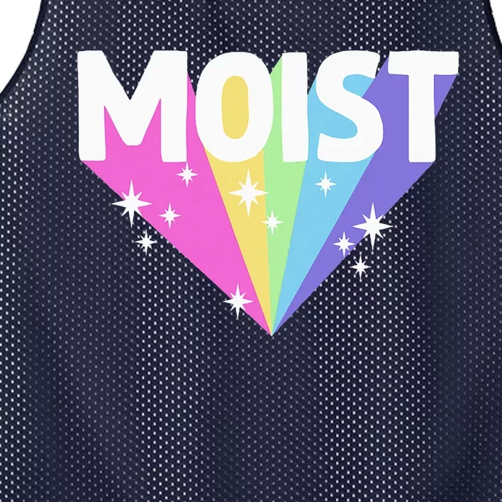 Moist Funny Meme Offensive Weird Cool Hilarious Humorous Mesh Reversible Basketball Jersey Tank