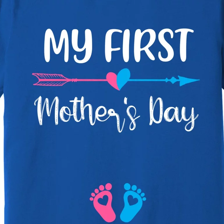 My First Mothers Day Pregnancy Announcegift Mom To Be Gift Premium T-Shirt