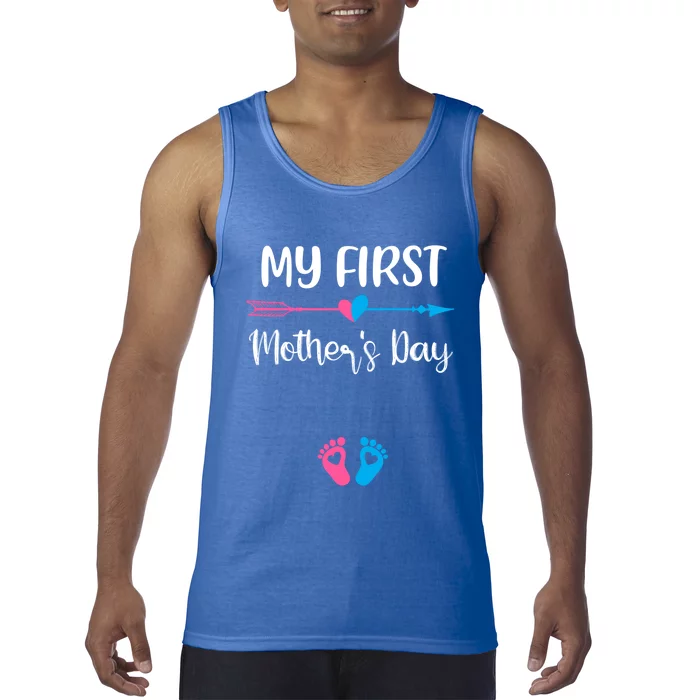 My First Mothers Day Pregnancy Announcegift Mom To Be Gift Tank Top