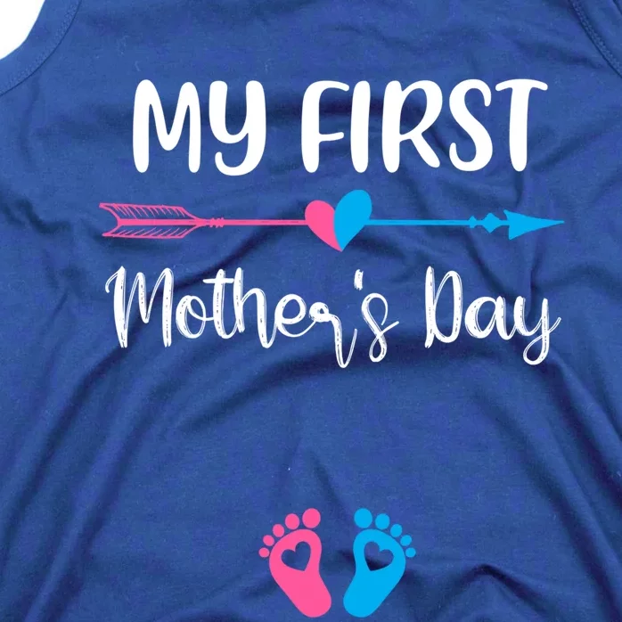 My First Mothers Day Pregnancy Announcegift Mom To Be Gift Tank Top