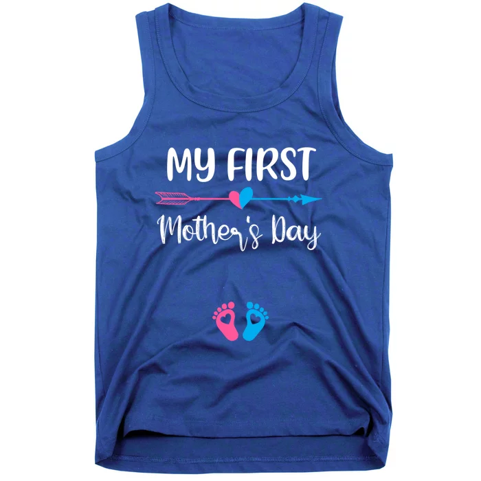 My First Mothers Day Pregnancy Announcegift Mom To Be Gift Tank Top