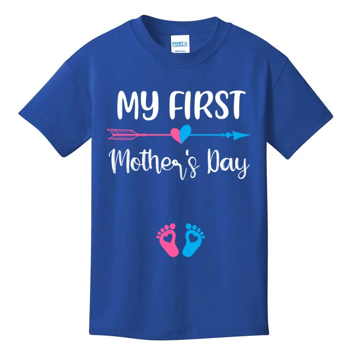 My First Mothers Day Pregnancy Announcegift Mom To Be Gift Kids T-Shirt