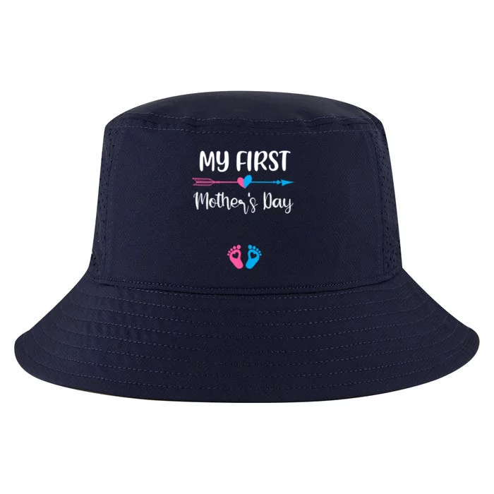 My First Mothers Day Pregnancy Announcegift Mom To Be Gift Cool Comfort Performance Bucket Hat