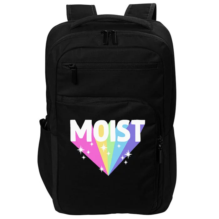 Moist Funny Meme Offensive Weird Cool Impact Tech Backpack