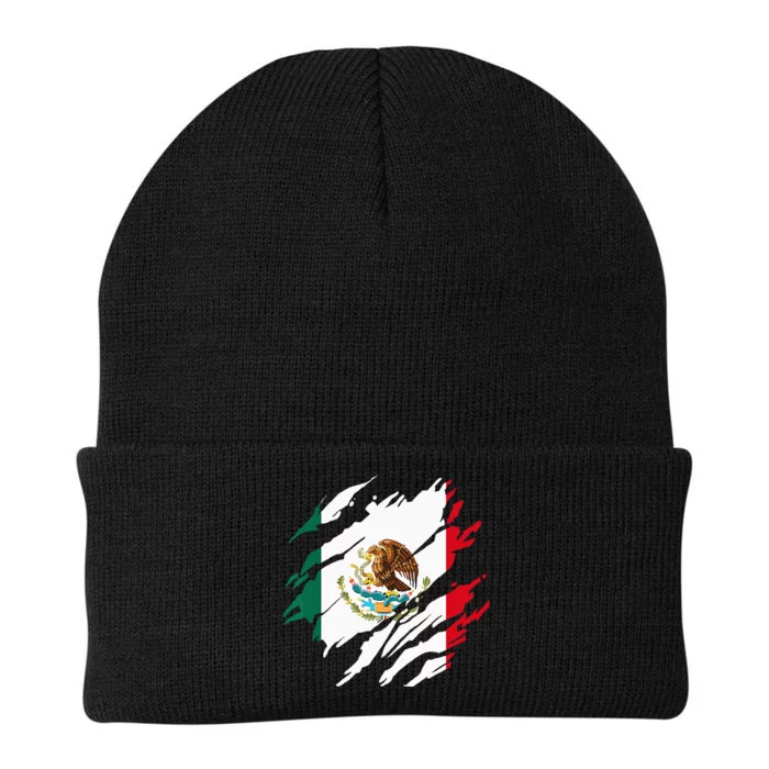 Mexican Flag Mexico Knit Cap Winter Beanie