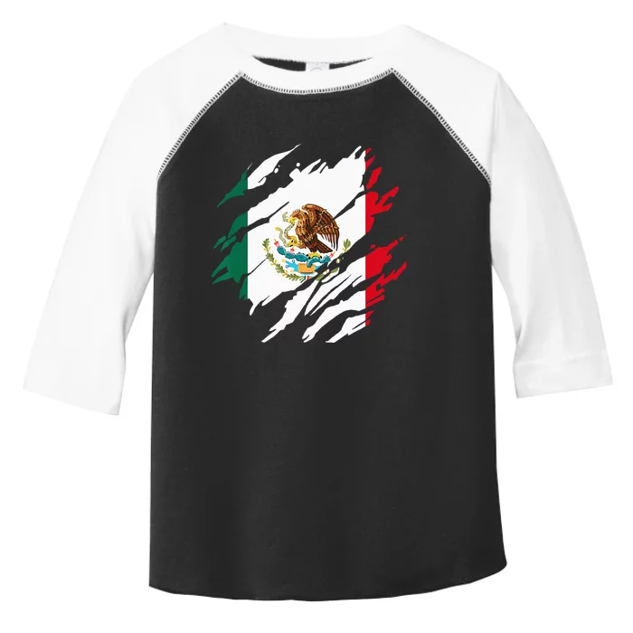 Mexican Flag Mexico Toddler Fine Jersey T-Shirt