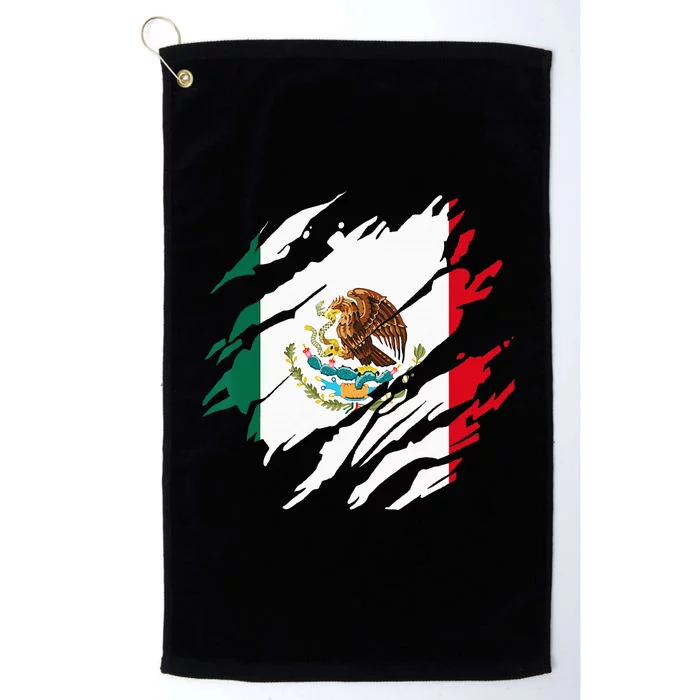 Mexican Flag Mexico Platinum Collection Golf Towel