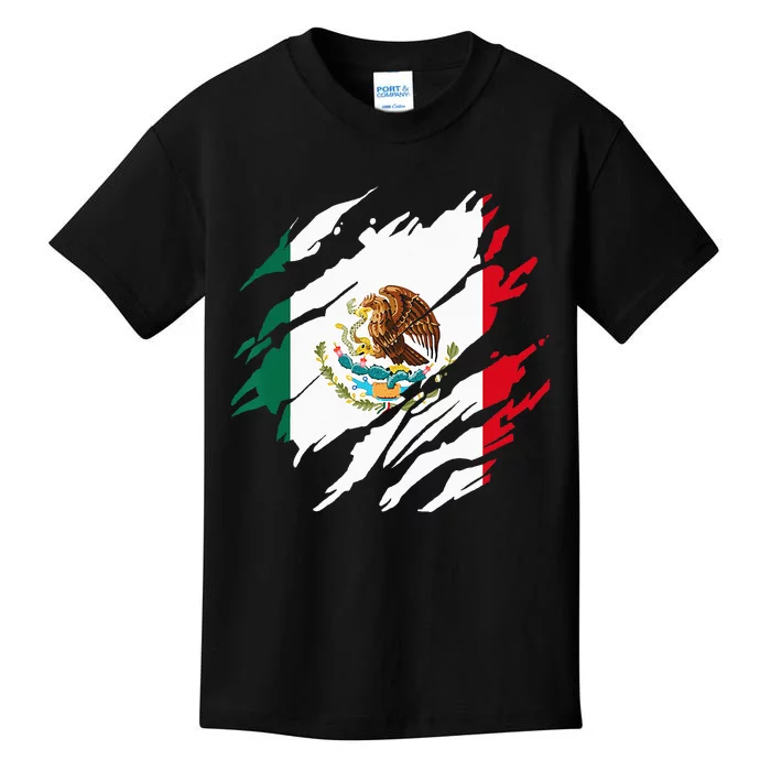 Mexican Flag Mexico Kids T-Shirt