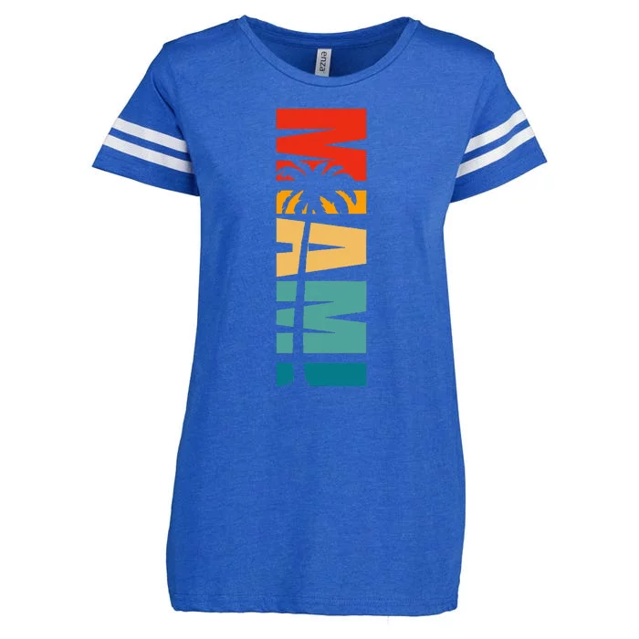 Miami Florida Enza Ladies Jersey Football T-Shirt