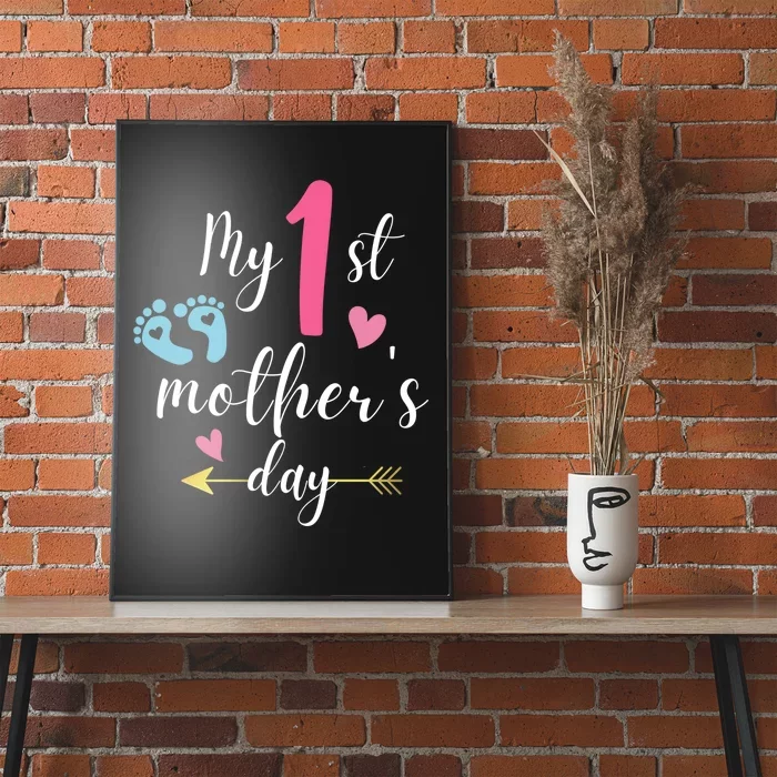 My First Mothers Day Cute Poster