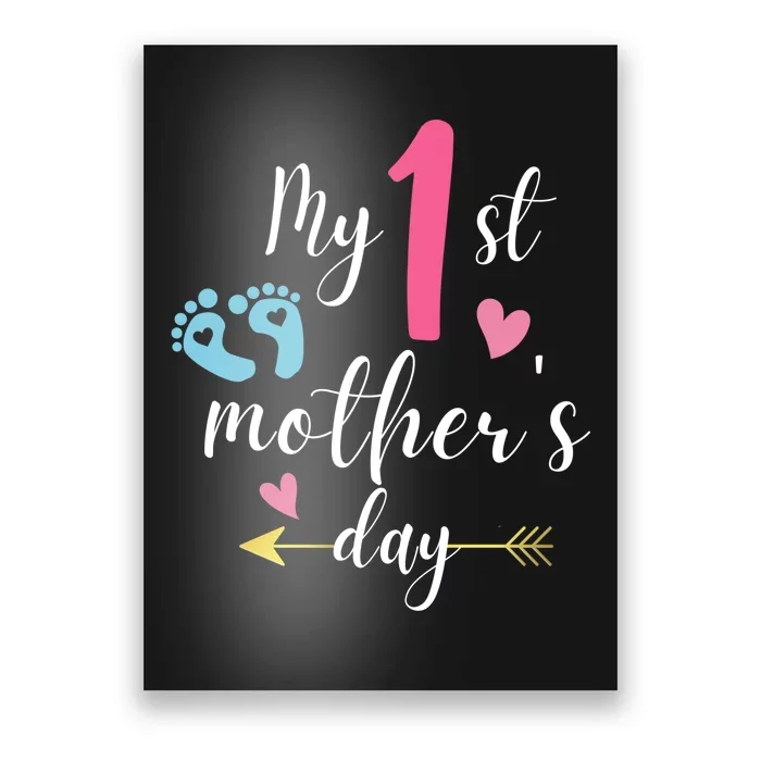 My First Mothers Day Cute Poster