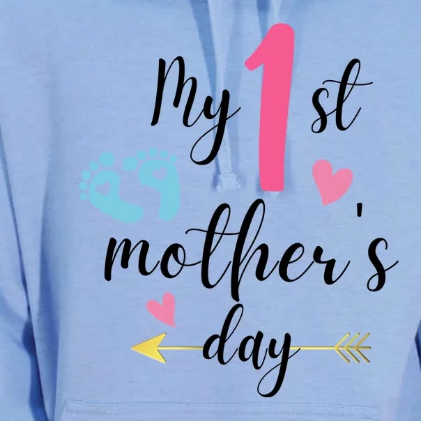 My First Mothers Day Cute Unisex Surf Hoodie