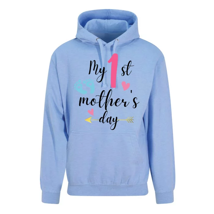 My First Mothers Day Cute Unisex Surf Hoodie