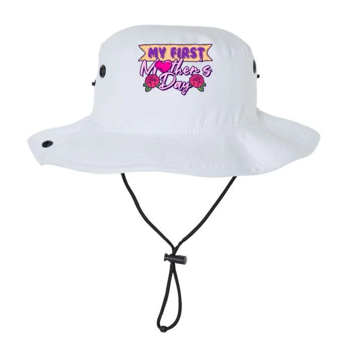 My First Mothers Day Pregnancy Announcemeaningful Gift Mom To Be Gift Legacy Cool Fit Booney Bucket Hat