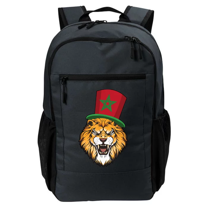 Morocco Flag Moroccan Soccer Supporter Daily Commute Backpack