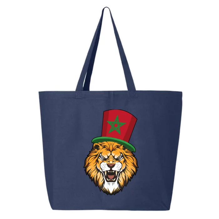 Morocco Flag Moroccan Soccer Supporter 25L Jumbo Tote